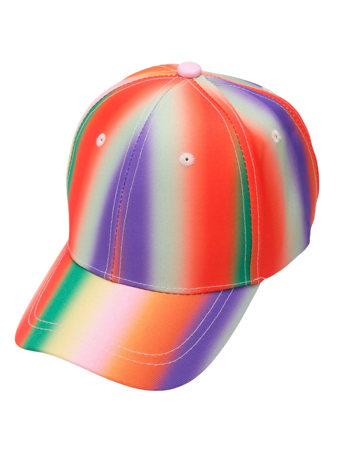 Кепка в разноцветную полоску