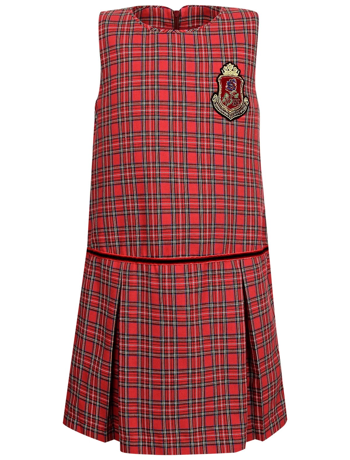 Сарафан в шотландскую клетку