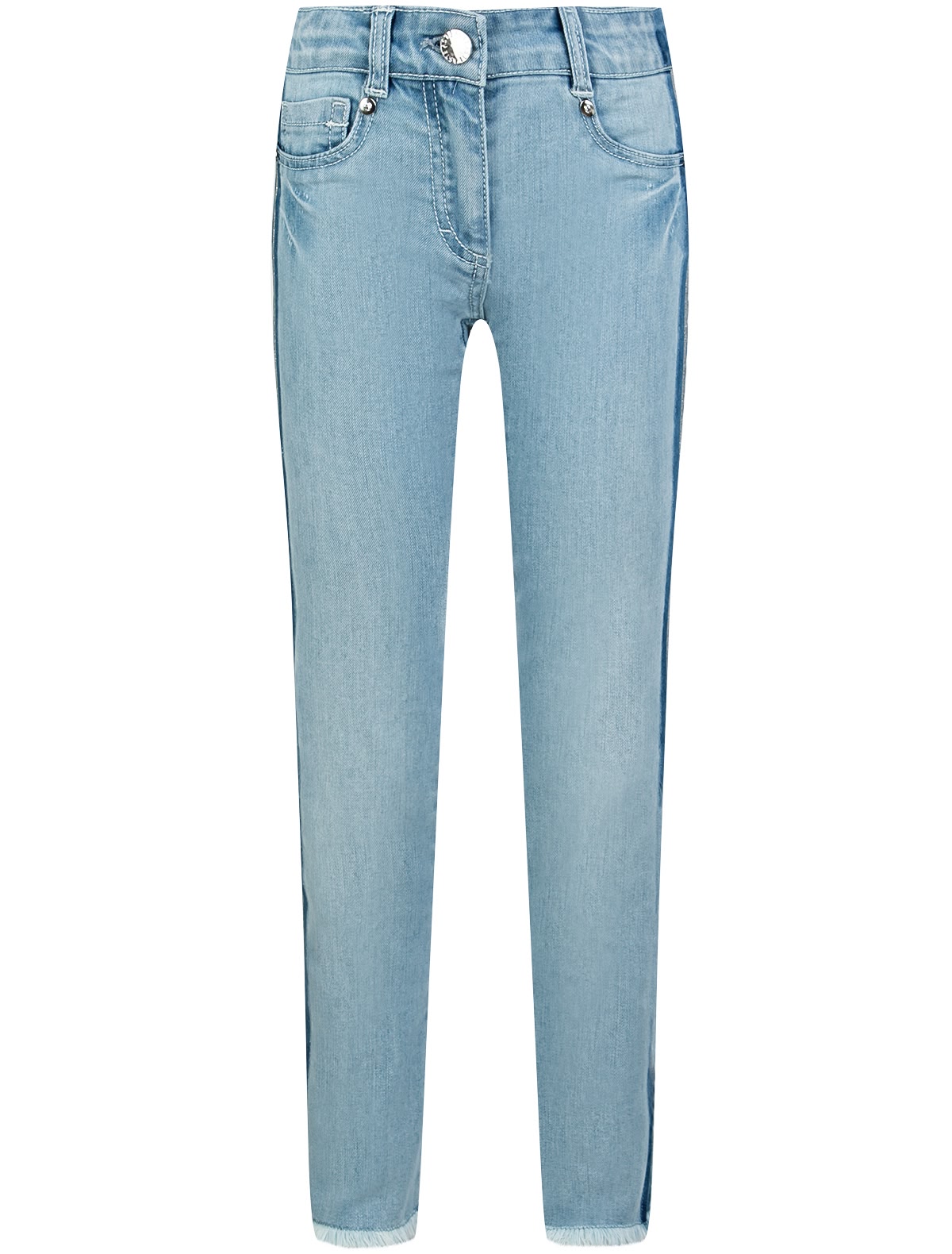 Джинсы с блестящими лампасами