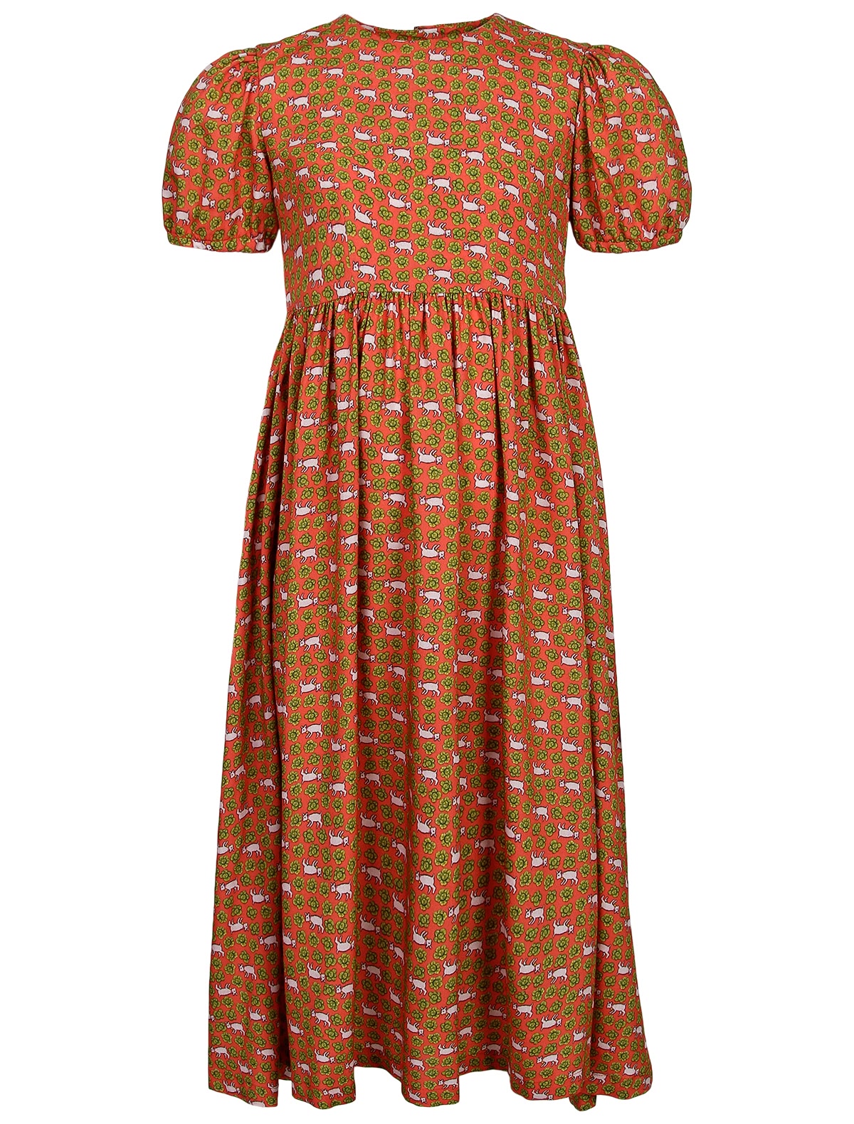 Длинное платье из вискозы