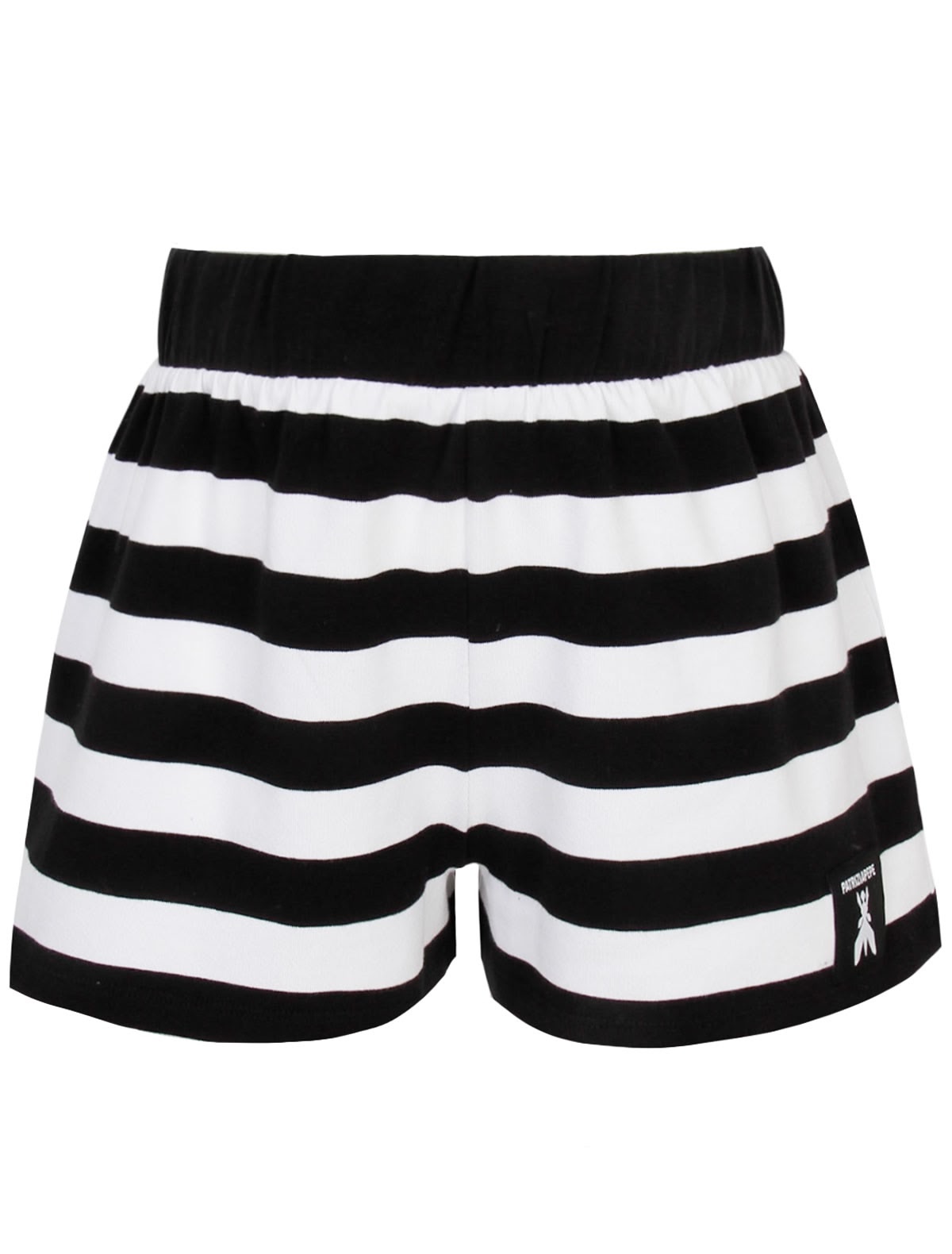 Шорты в чёрно-белую полоску
