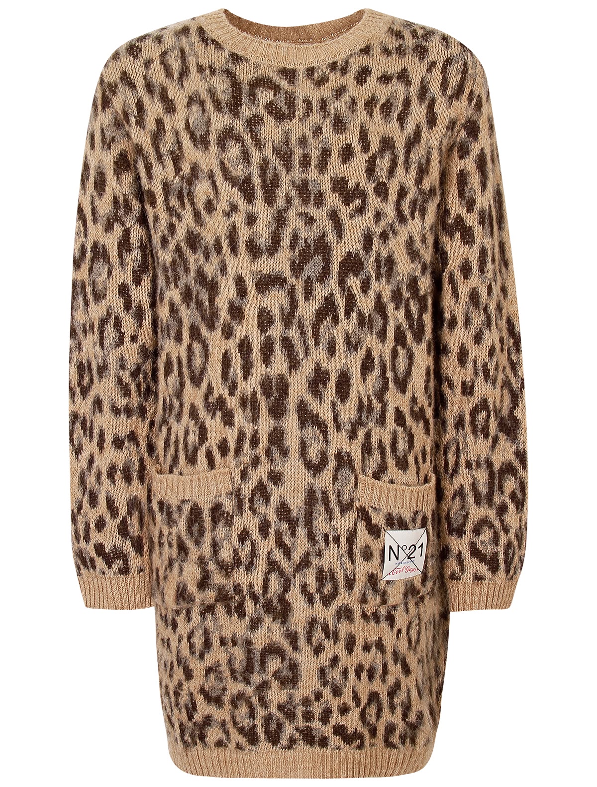 Платье с леопардовым принтом