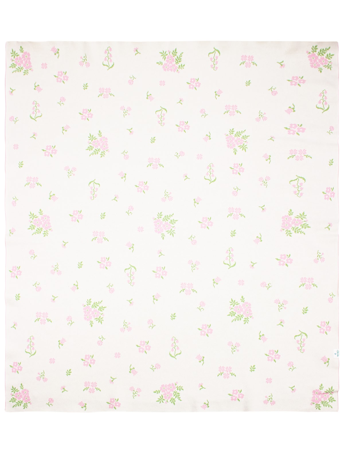 Плед с цветочным принтом