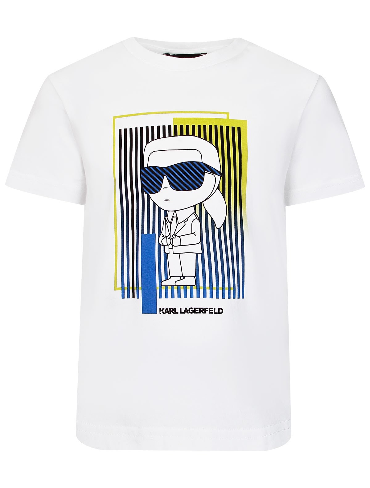 Белая футболка Karl