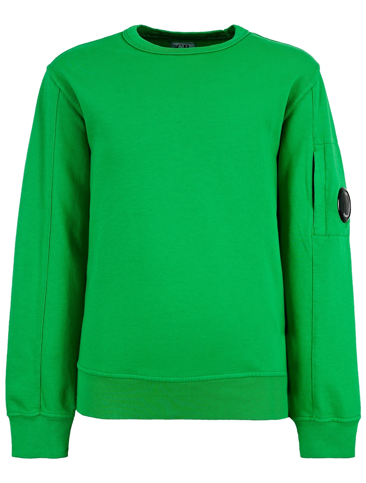 Зеленый хлопковый свитшот