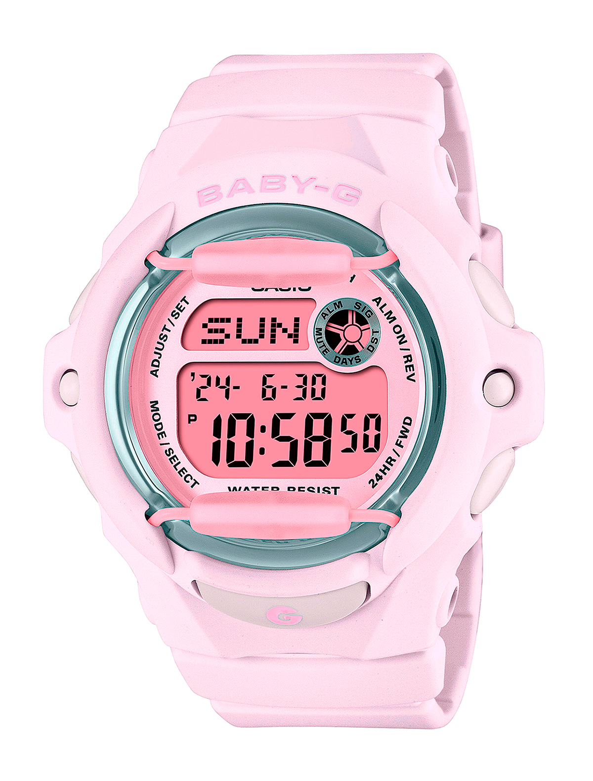 Часы CASIO 2590671, цвет розовый