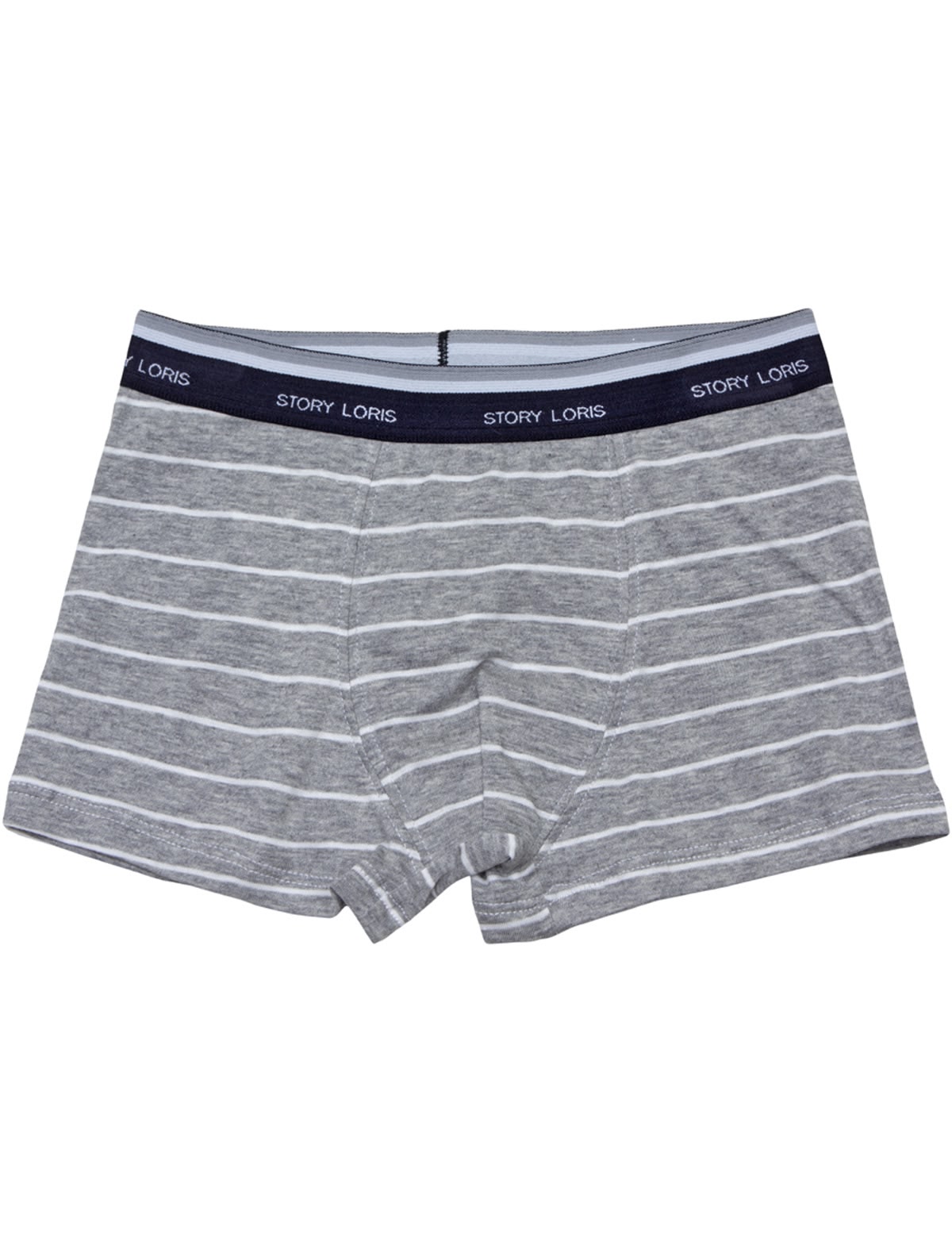 Серые трусы в полоску