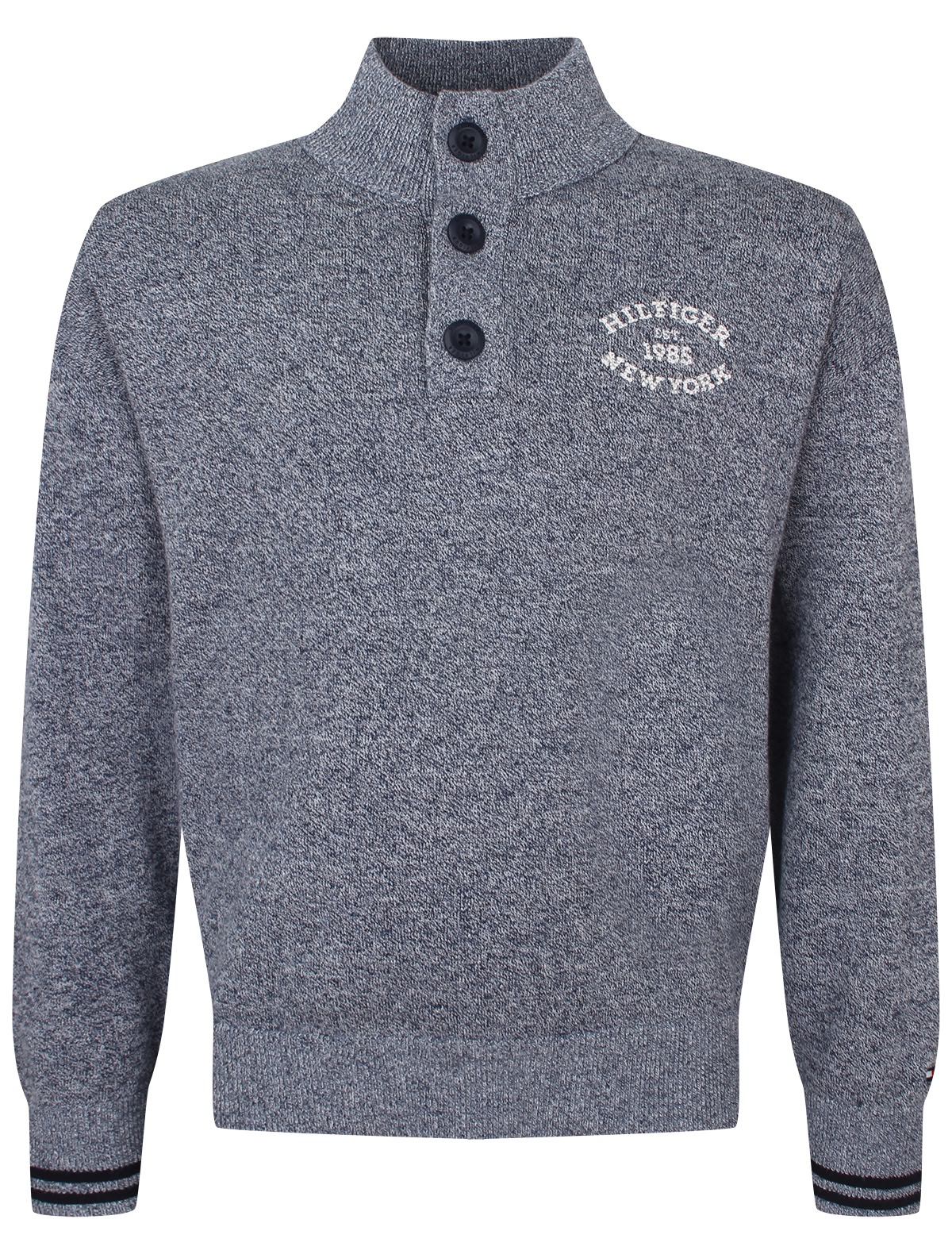 Джемпер с воротником-стойкой