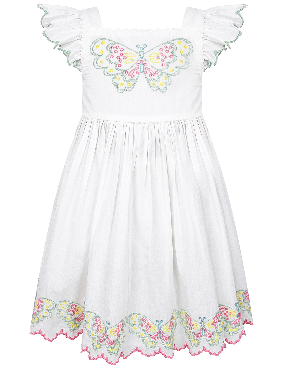 Платье Stella McCartney 2279513, цвет белый, размер 9 1054509172958 - фото 5