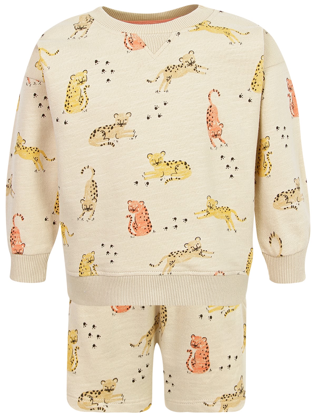 Комплект из свитшота и шорт