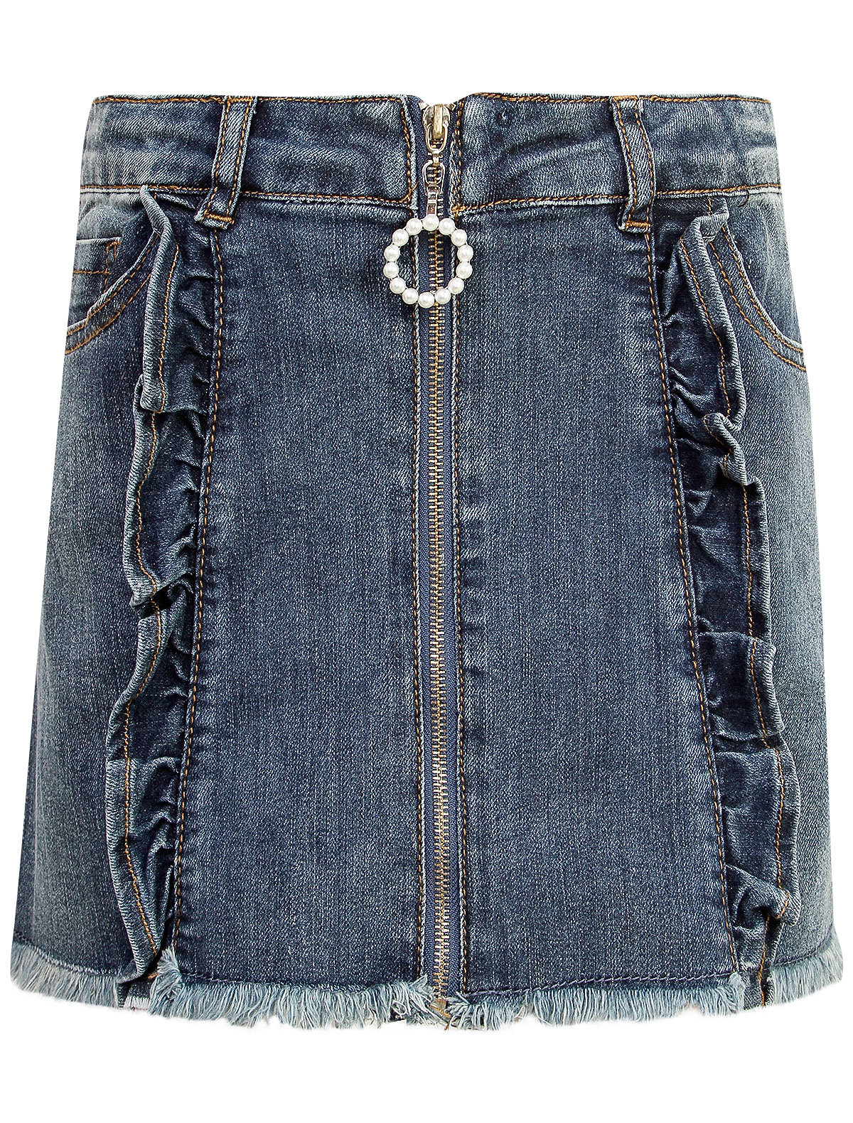 Мини-Юбка с декором