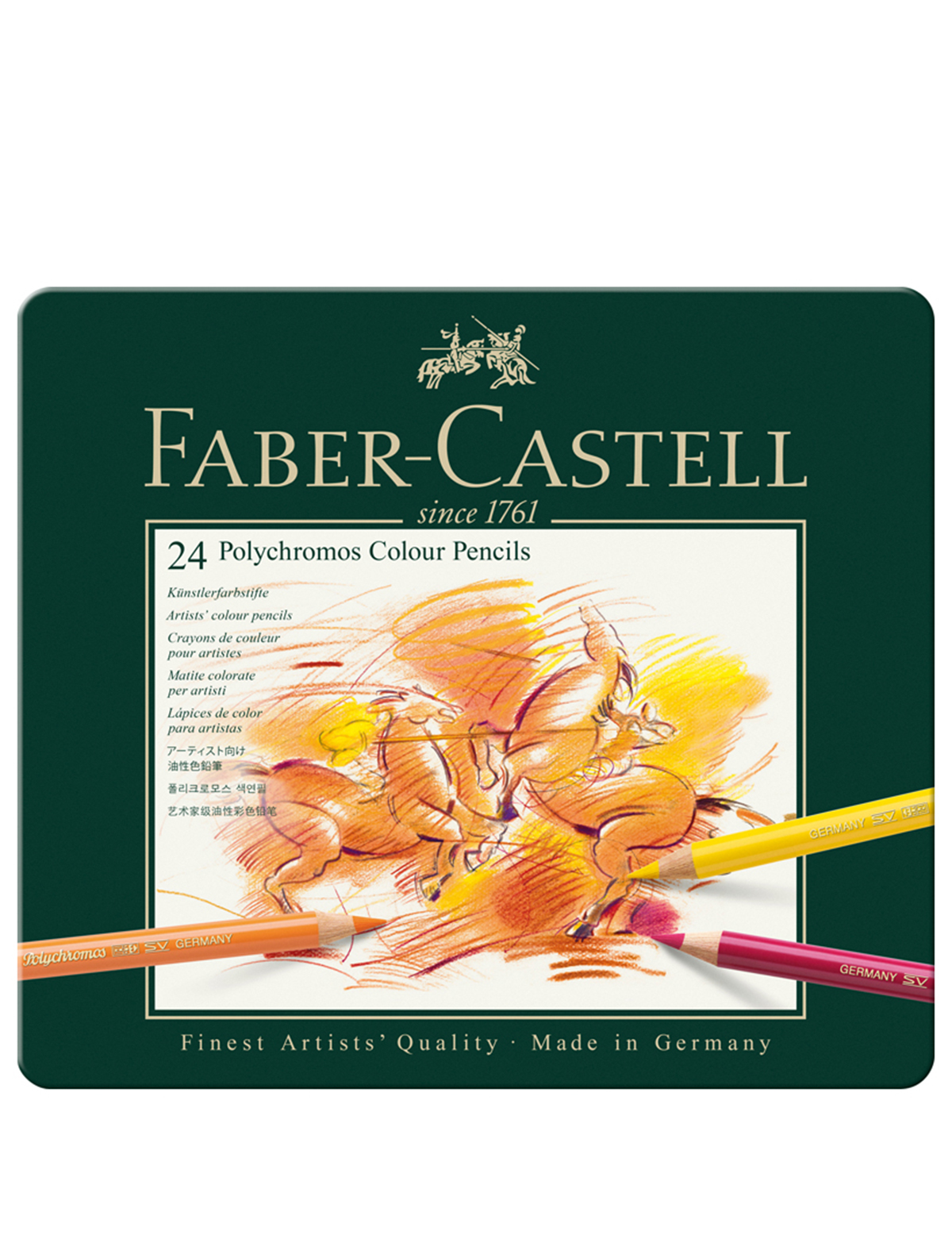 Карандаш Faber-Castell карандаши художественные ные faber castell polychromos® 36 ов в металлической коробке
