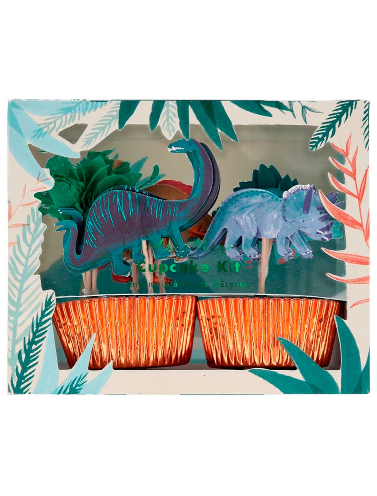 Набор для капкейков c фигурками динозавров 24 шт.