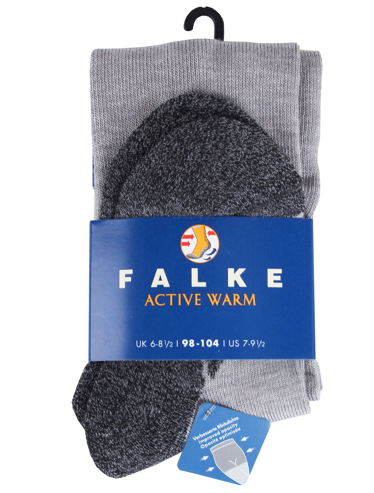 Серые колготки Active warm