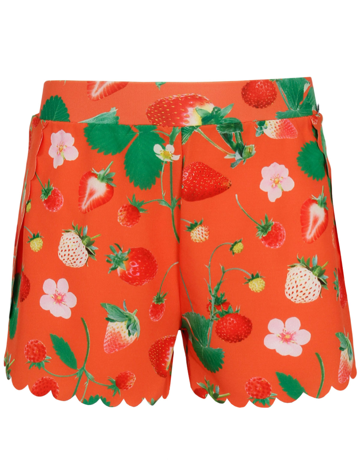 Пляжные шорты с принтом земляника