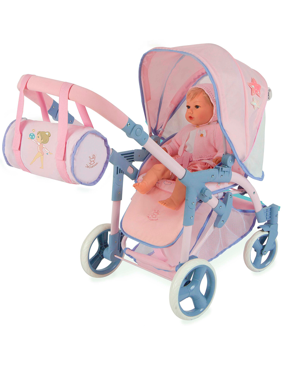 Коляска для куклы DeCuevas Toys 2603809, цвет розовый 7174509380024 - фото 2