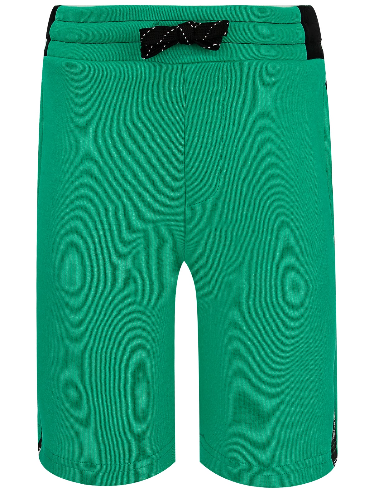 Зелёные шорты с лампасами