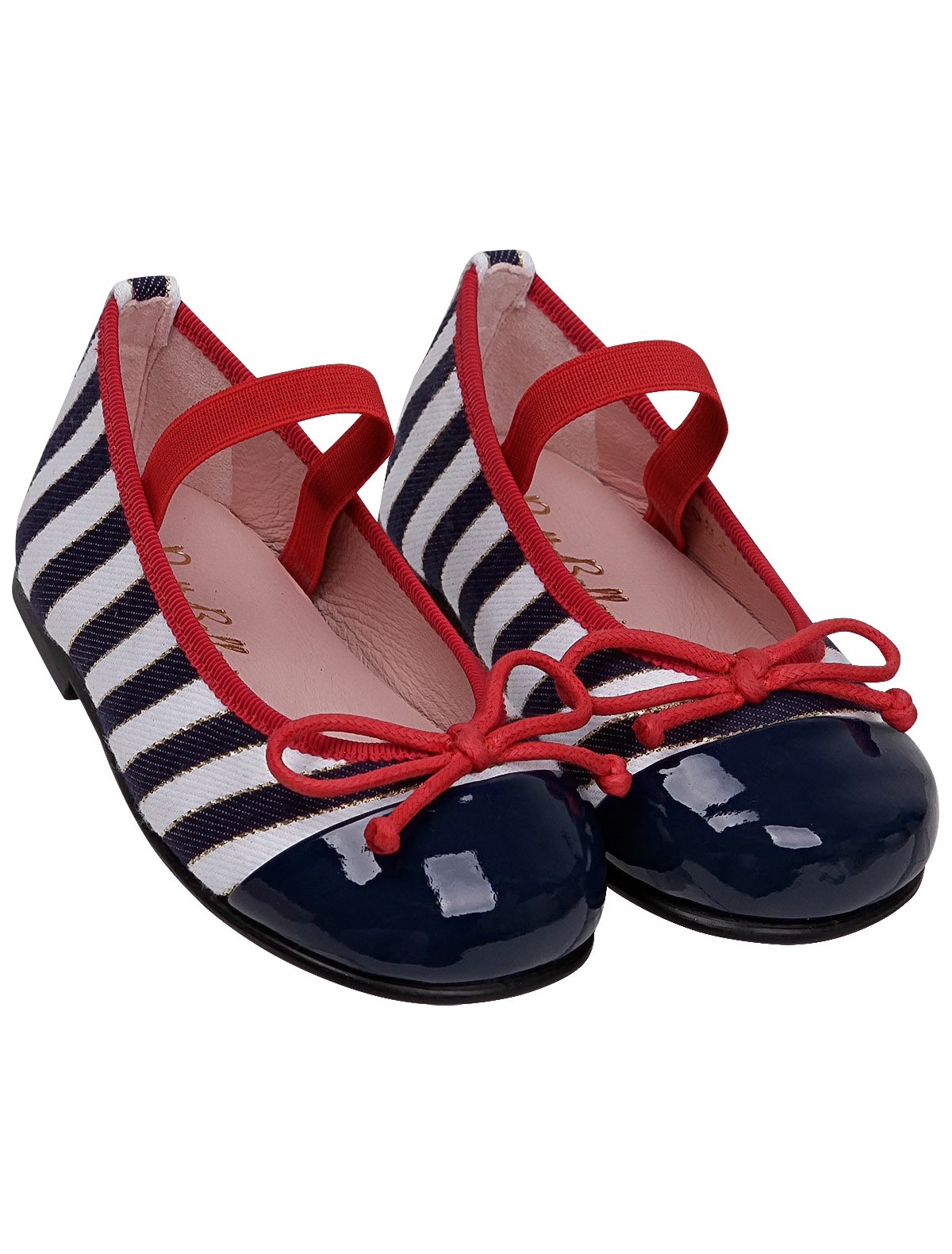 балетки в морском стиле