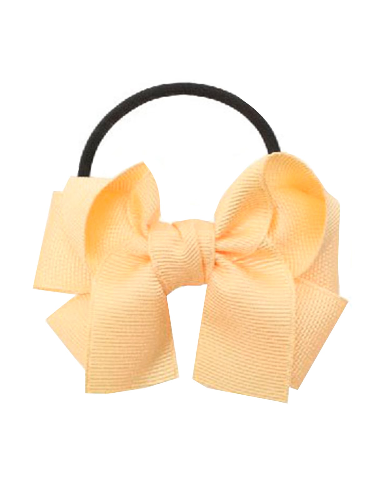 Резинка для волос "желтый бант"