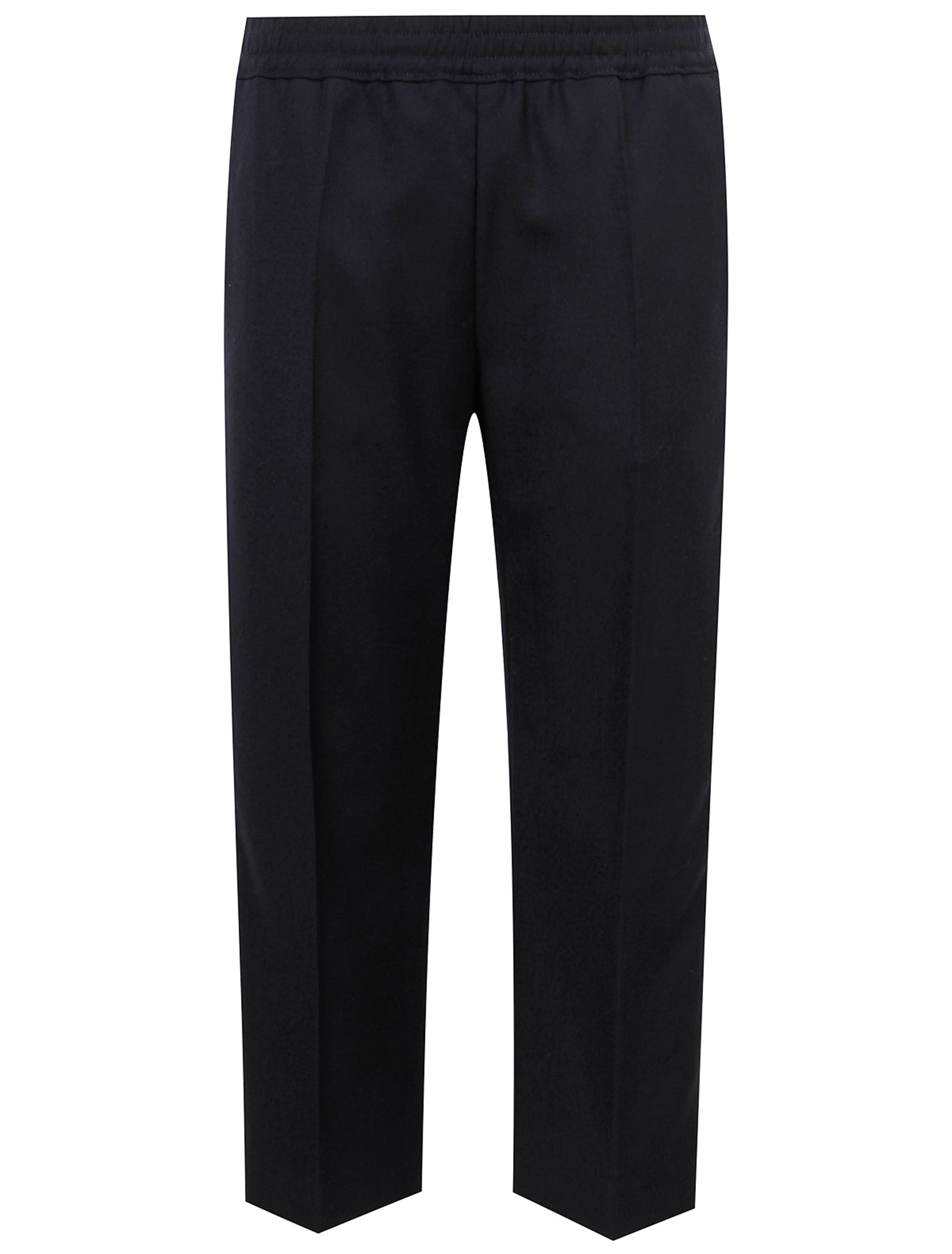 Шерстяные брюки с лампасами