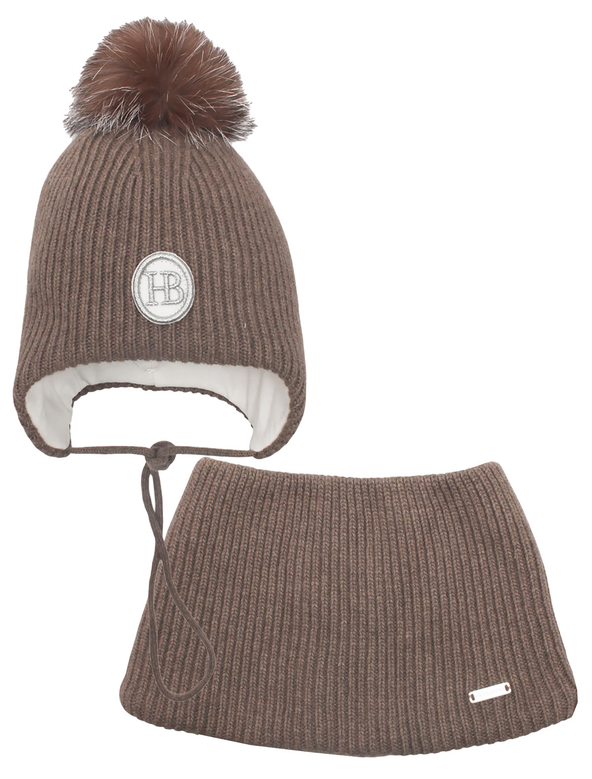 Комплект аксессуаров из мериносовой шерсти и кашемира