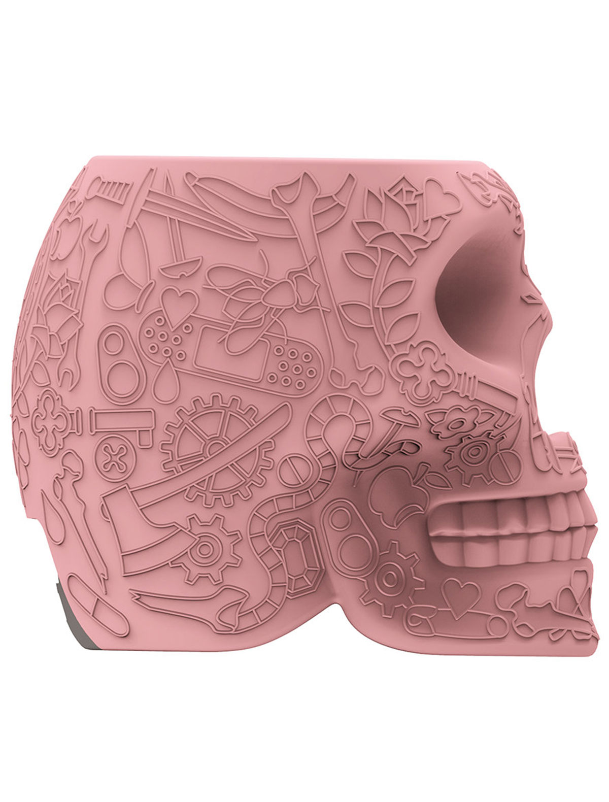 Внешний аккумулятор Череп MEXICO pink