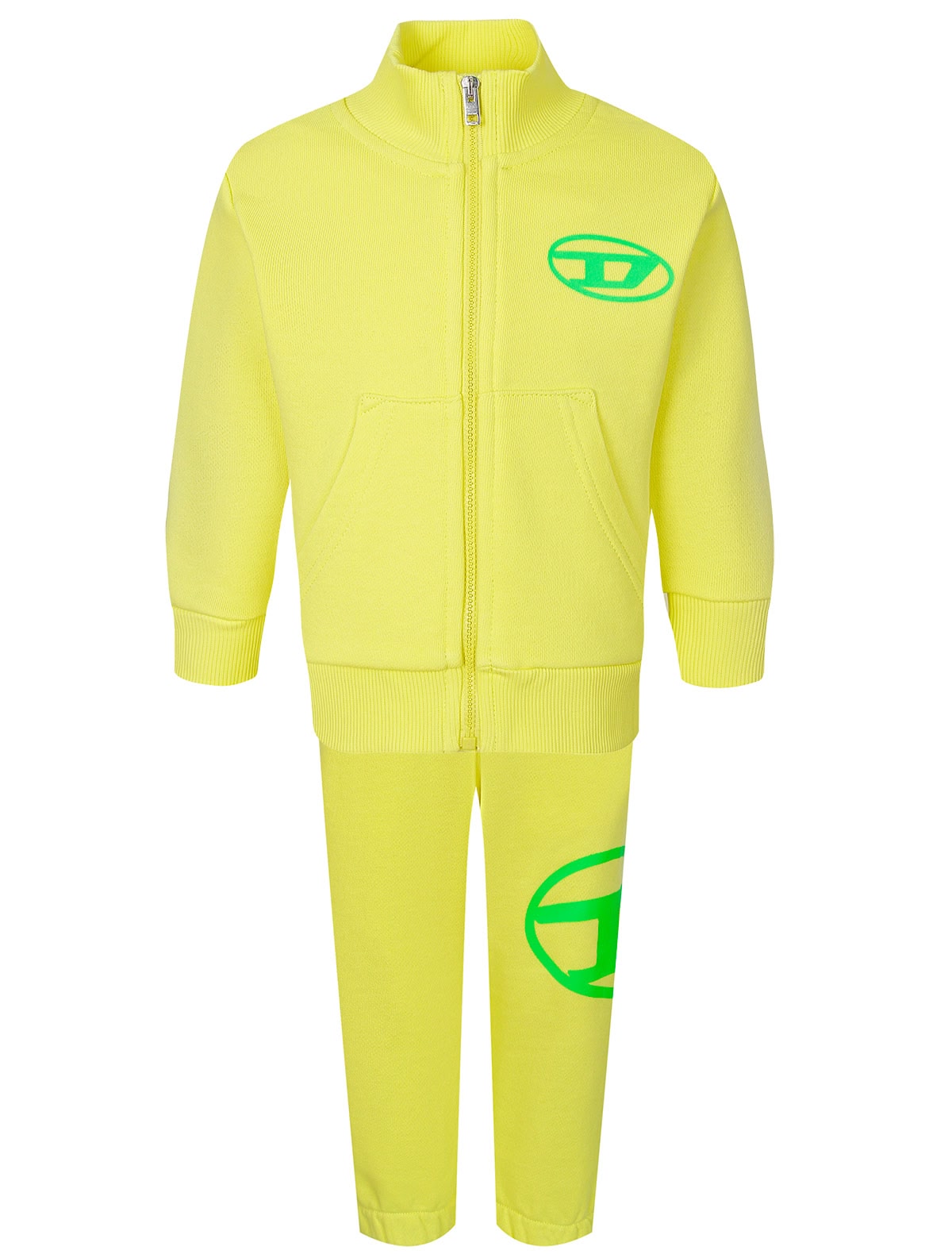 Костюм спортивный желтого цвета