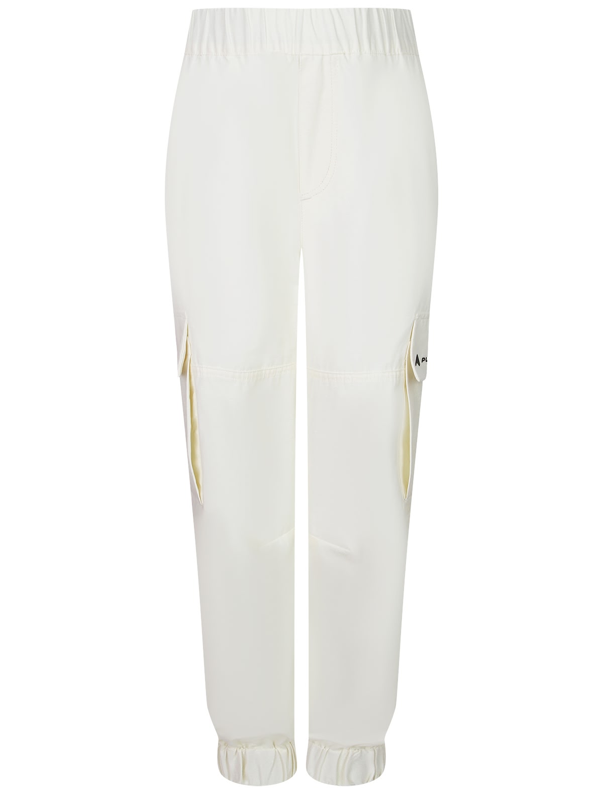 Кремовые брюки карго