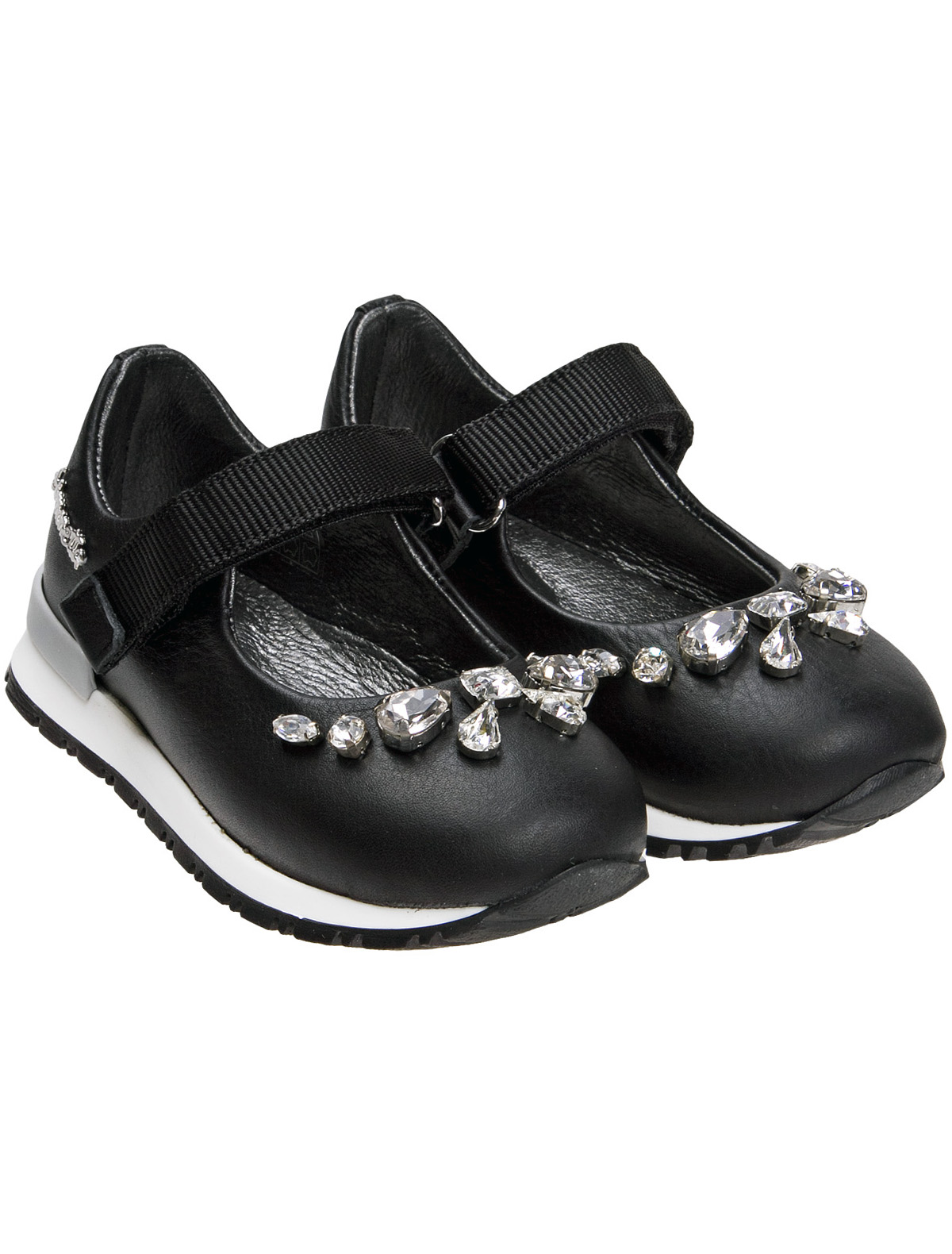 Туфли Simonetta 1912970, цвет черный, размер 20 2011109780340 - фото 1