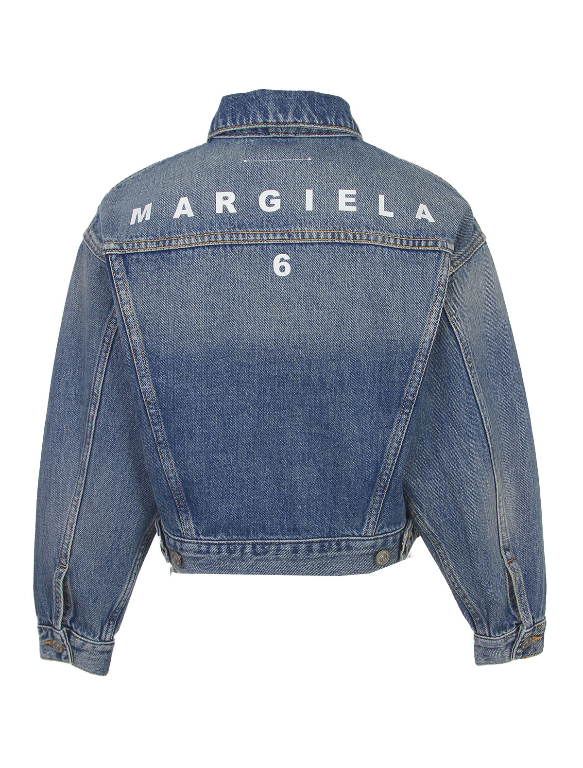 Куртка MM6 Maison Margiela 2534009, цвет синий, размер 9 1074529370370 - фото 4