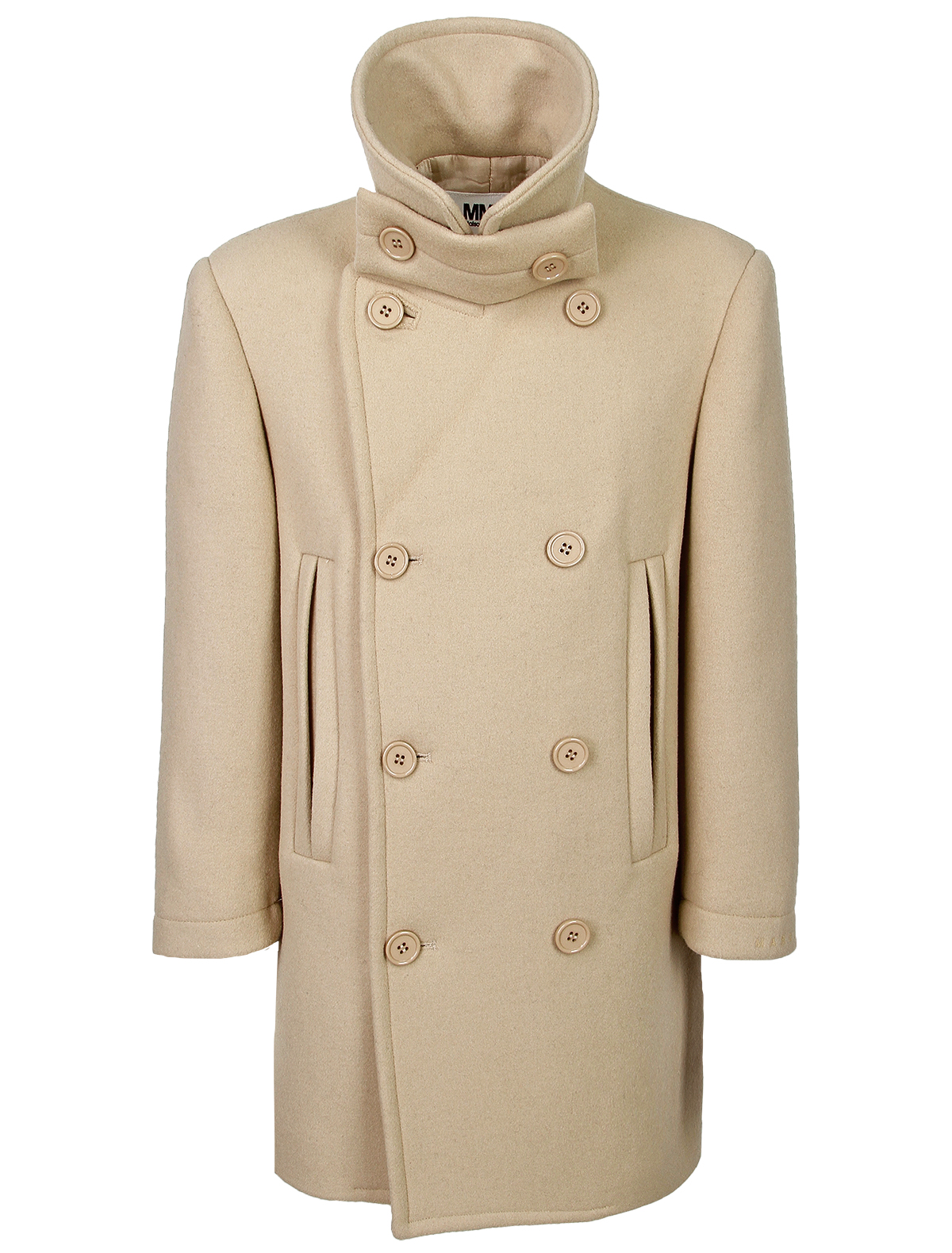 Пальто MM6 Maison Margiela 2596403, цвет бежевый, размер 7 1124519380596 - фото 3