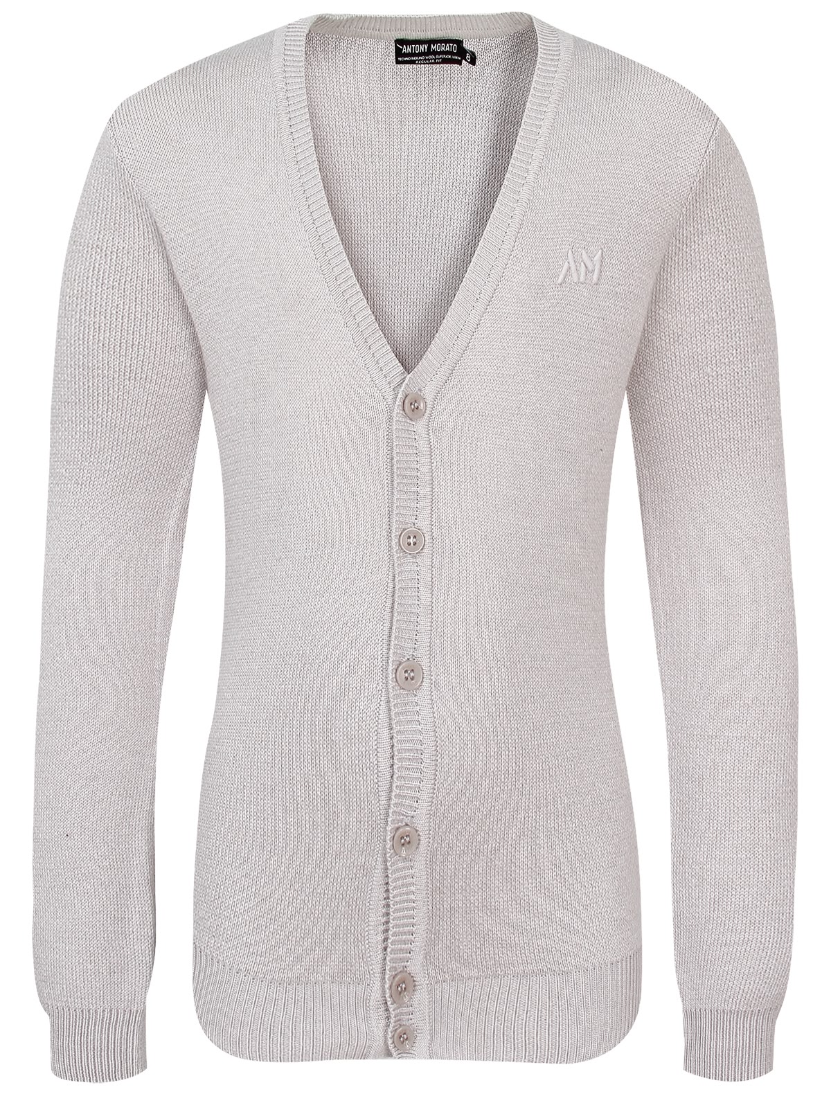 Светло-серый кардиган