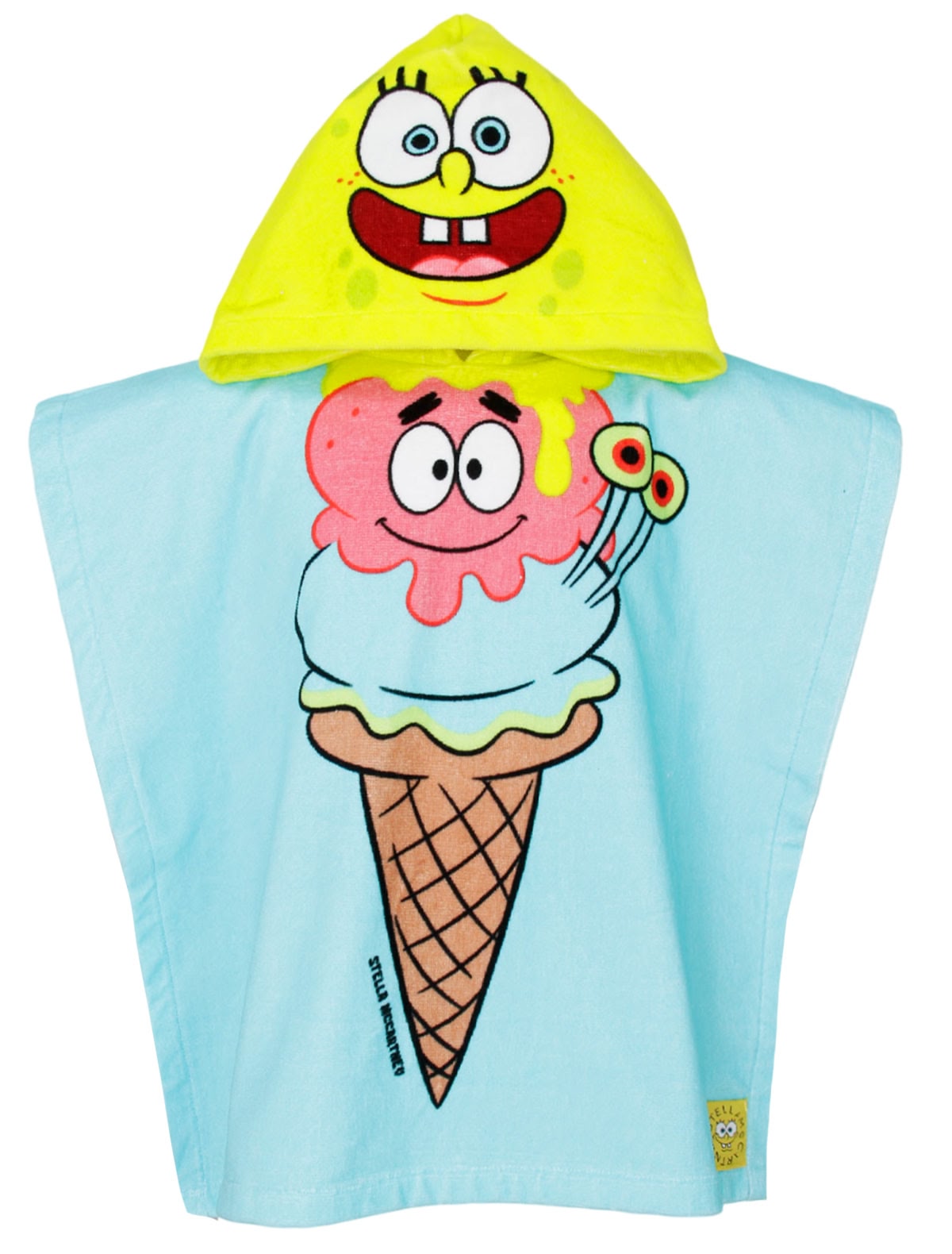 Полотенце с капюшоном Спанч Боб
