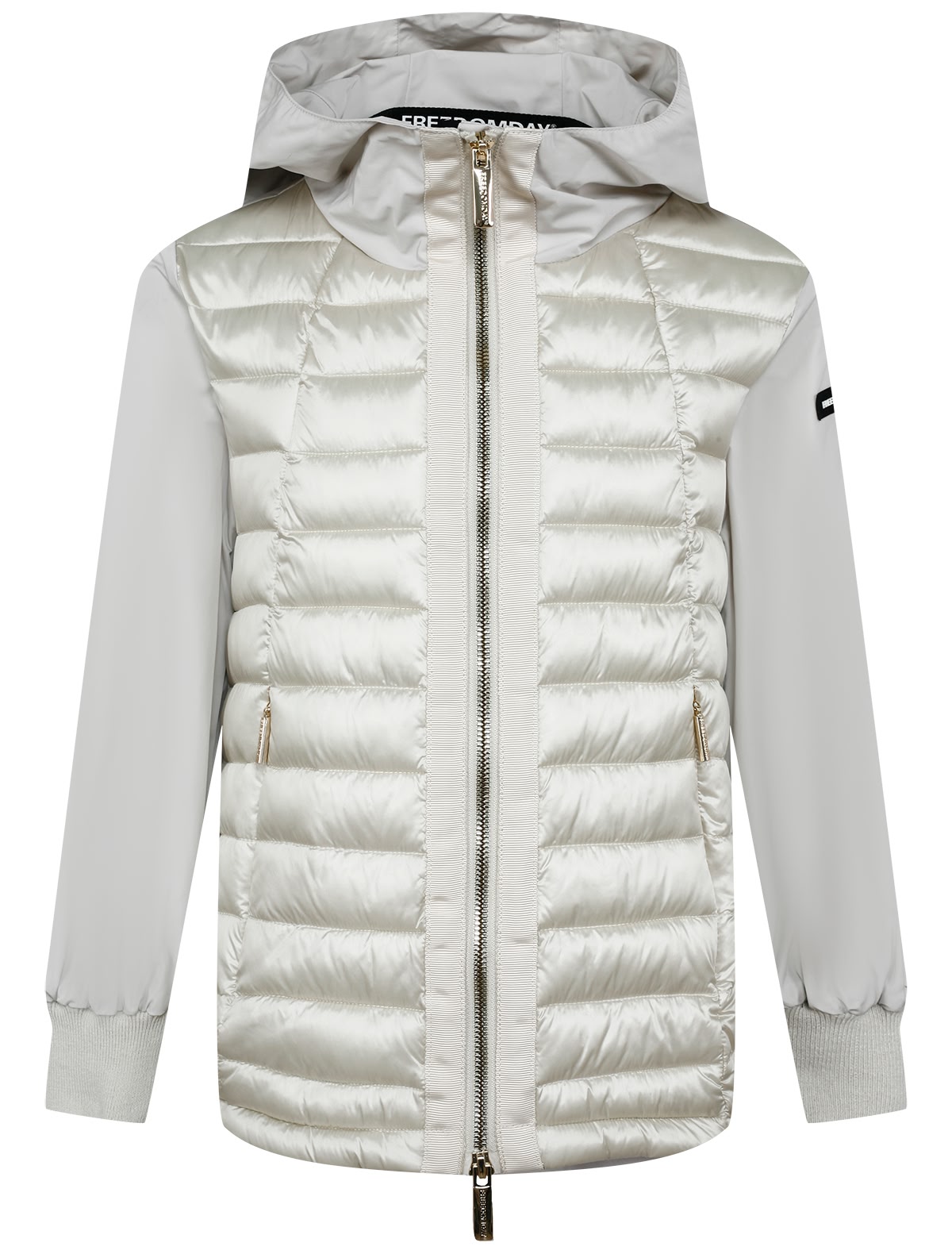 Комбинированная куртка из нейлона