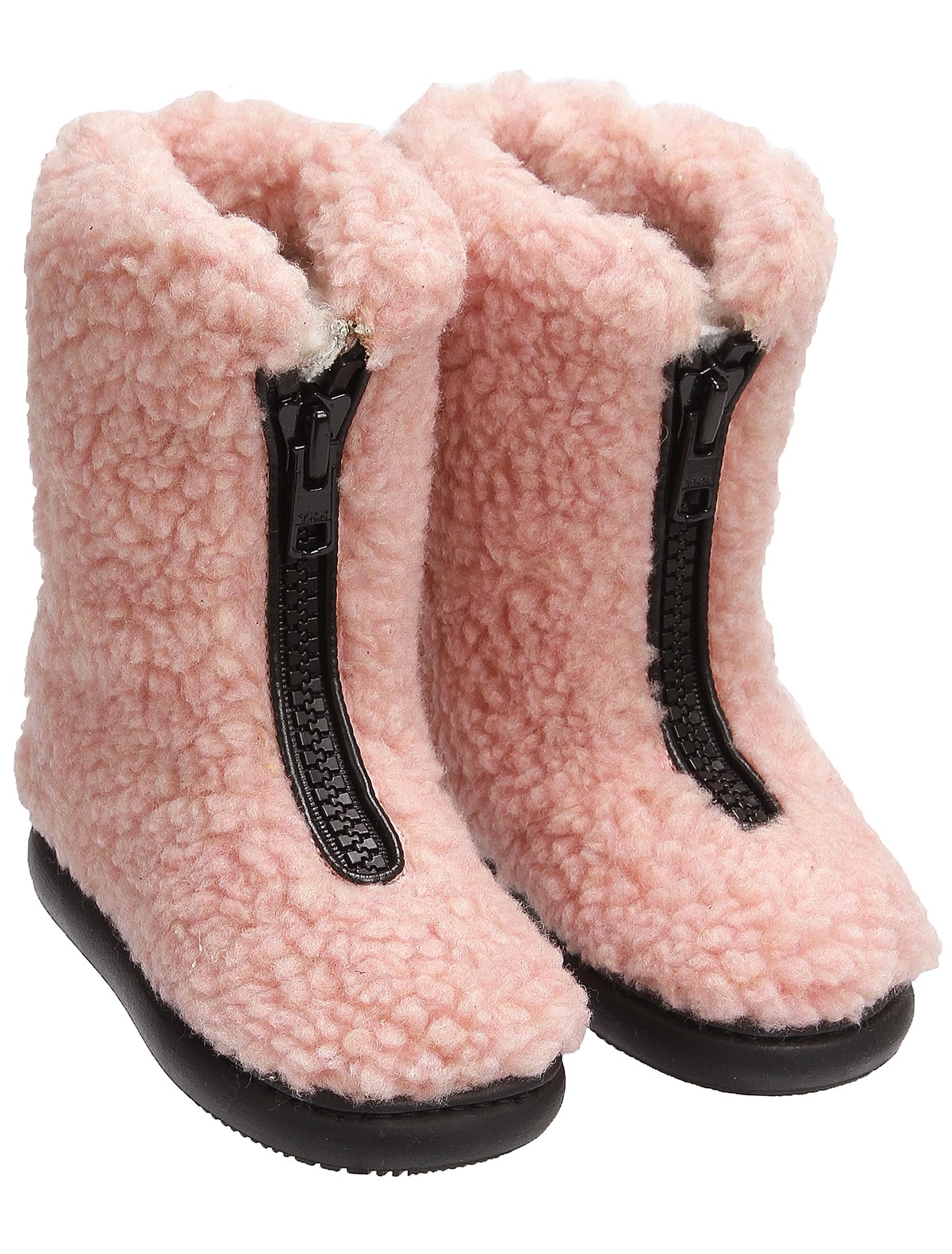 розовые Сапоги с меховой подкладкой