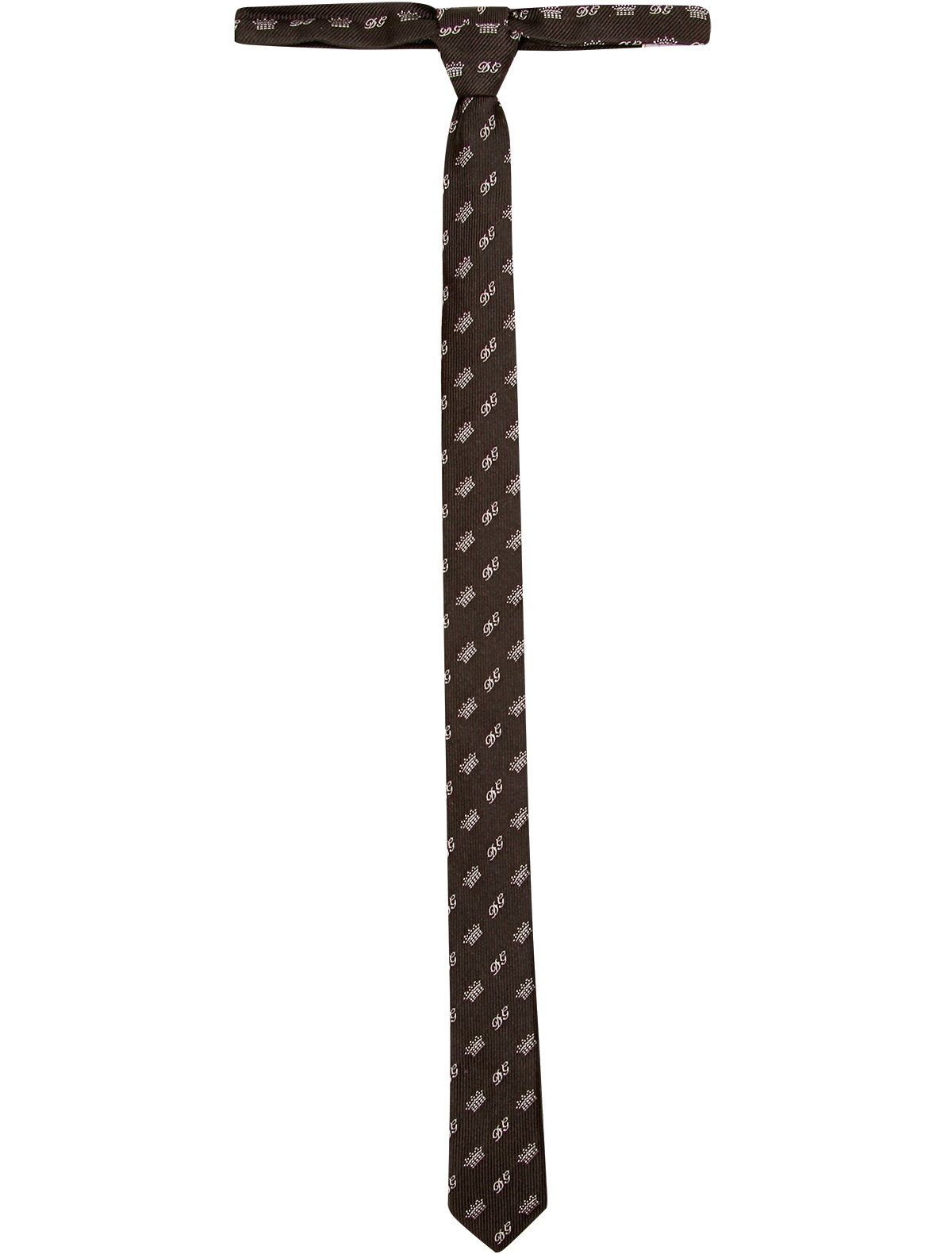 Галстук Dolce & Gabbana 1845746, цвет черный, размер 8 1321118880551 - фото 1