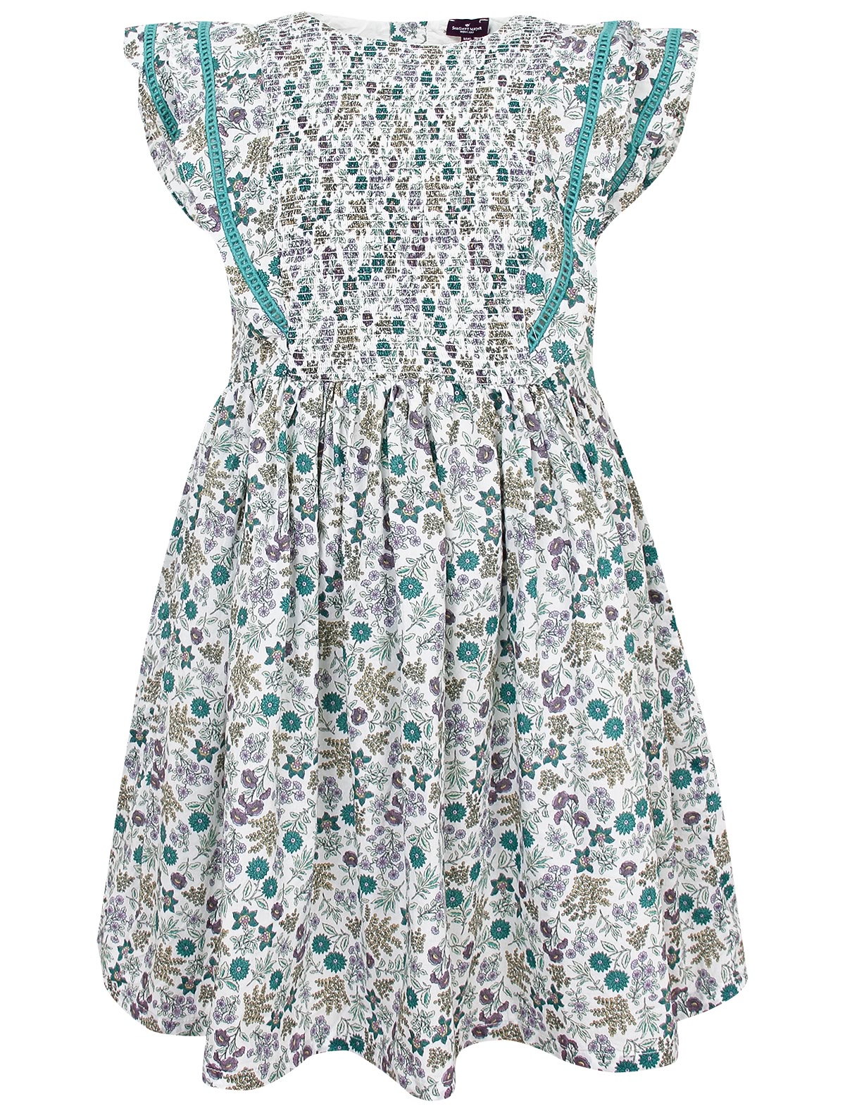 Платье в мелкий цветочек