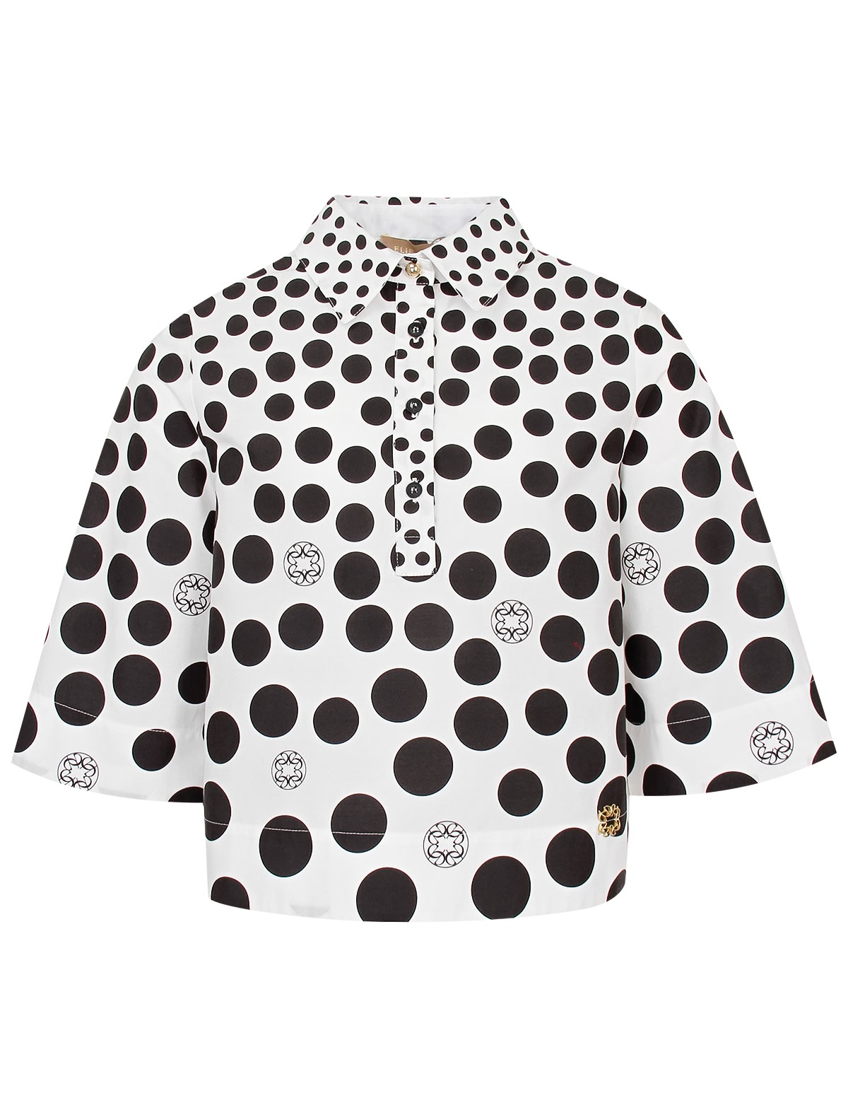 Блуза в горошек