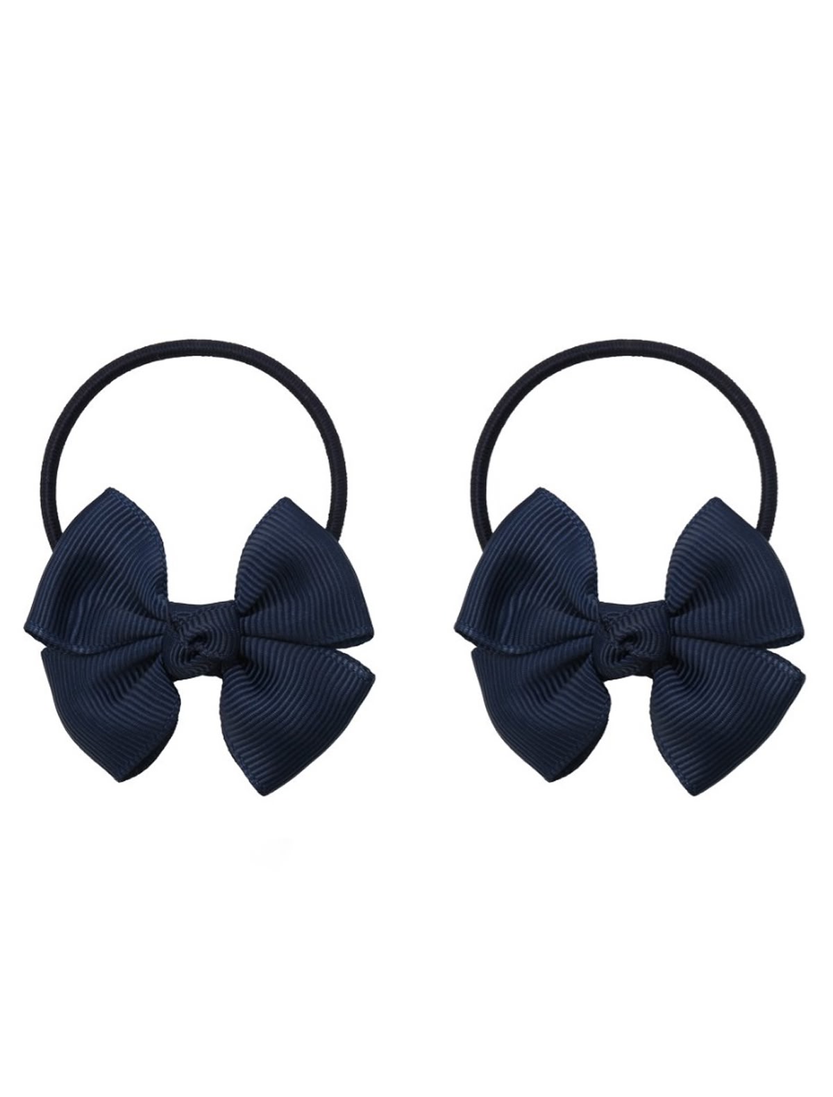 резинка синия для волос из текстиля 2 шт