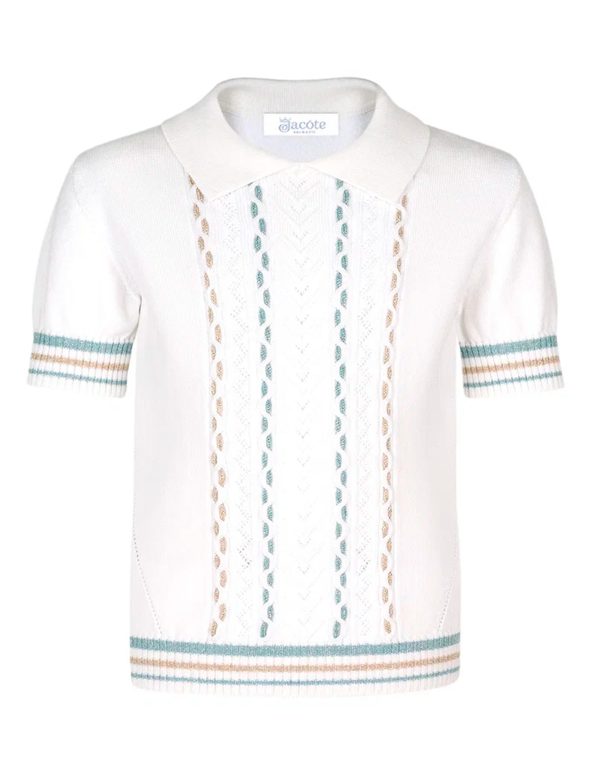 Джемпер с контрастными полосами