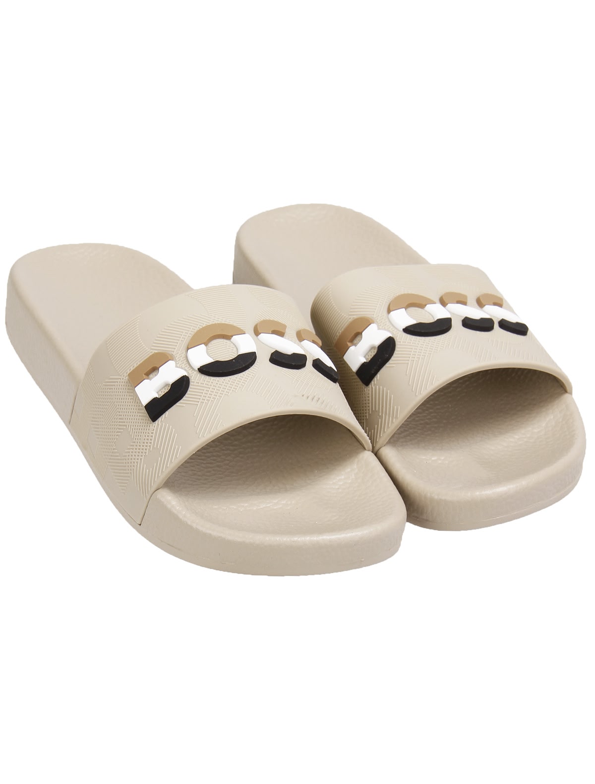 Шлепанцы пляжные кремового цвета