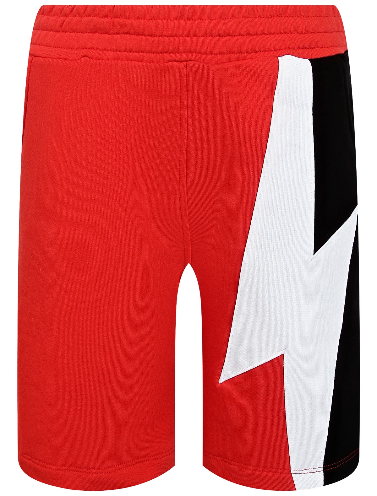 Шорты с принтом молния