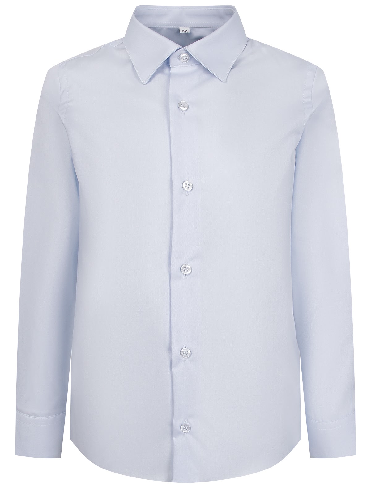 Голубая рубашка из хлопка