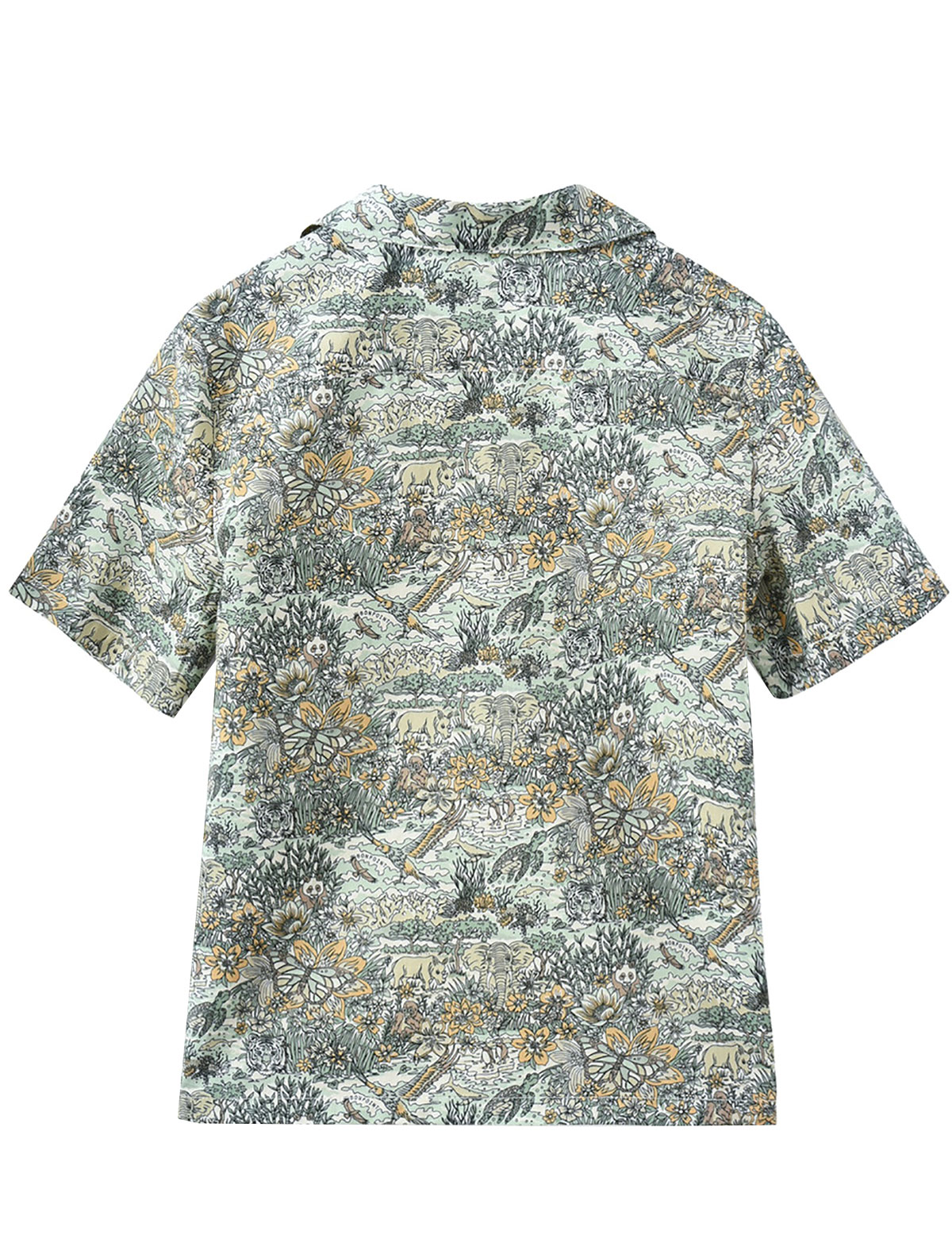 Рубашка Bonpoint 2306484, цвет зеленый, размер 4 1014519173383 - фото 2