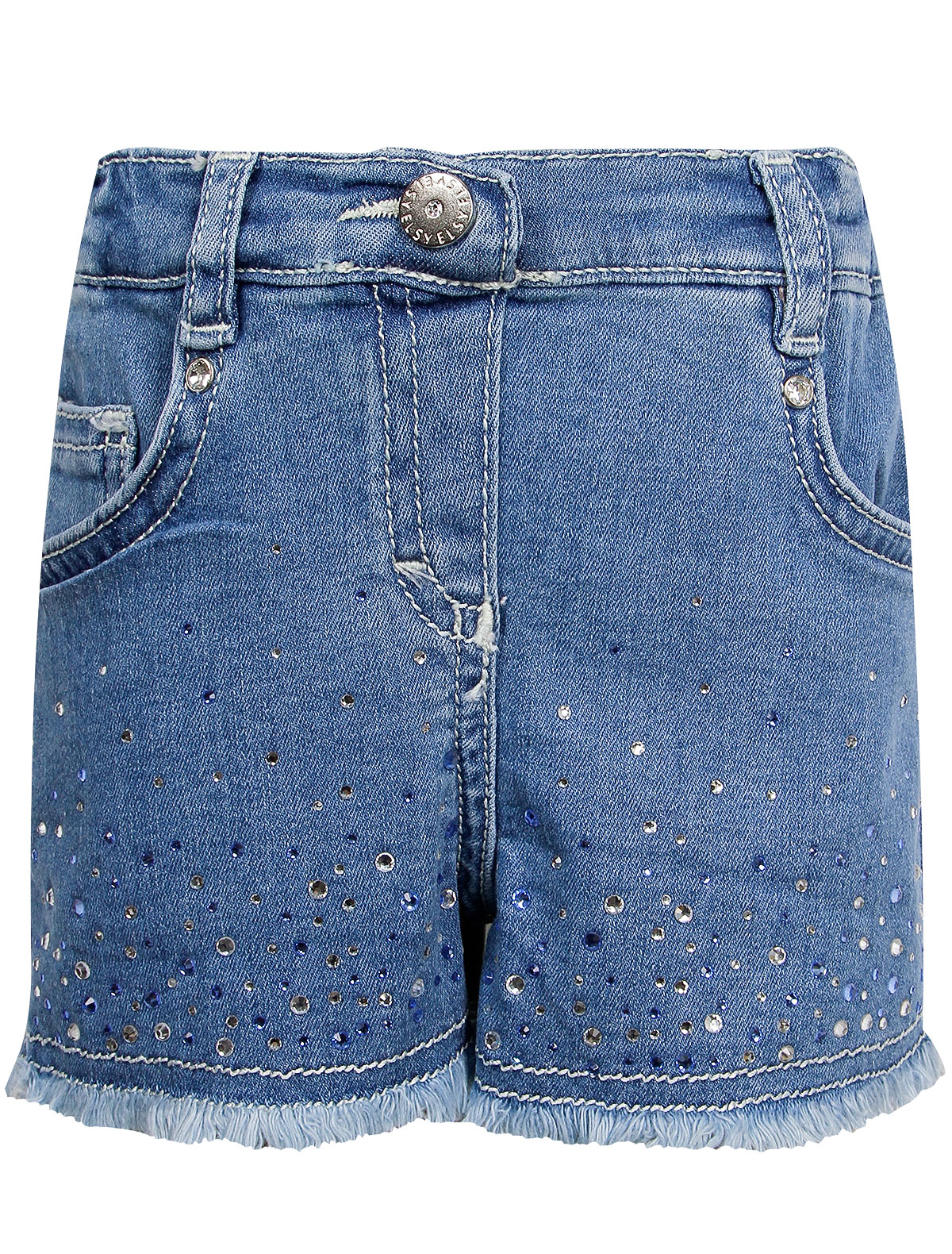 Шорты со стразами