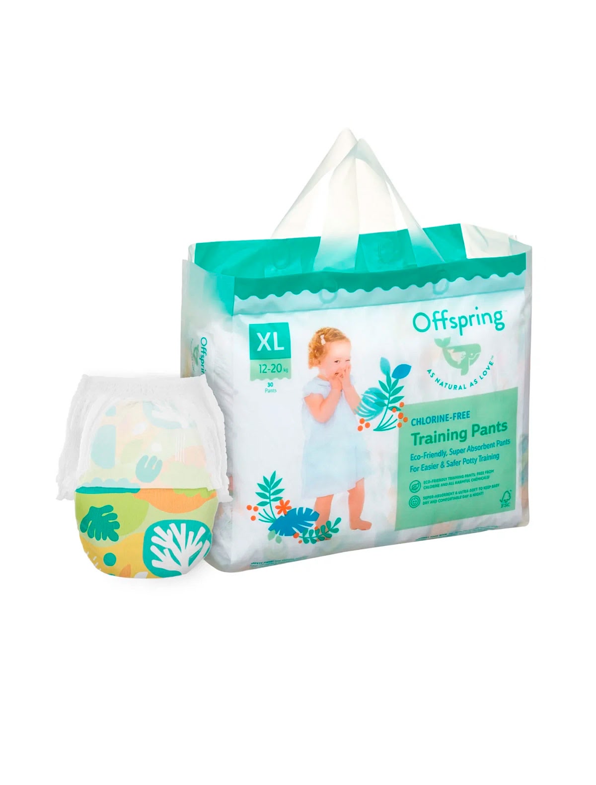 Трусики-подгузники, XL 12-20 кг, 30 шт.