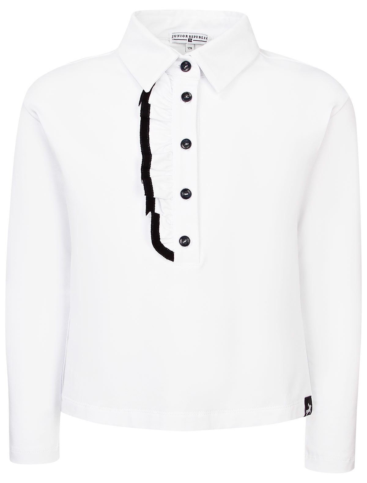 Блуза с оборкой