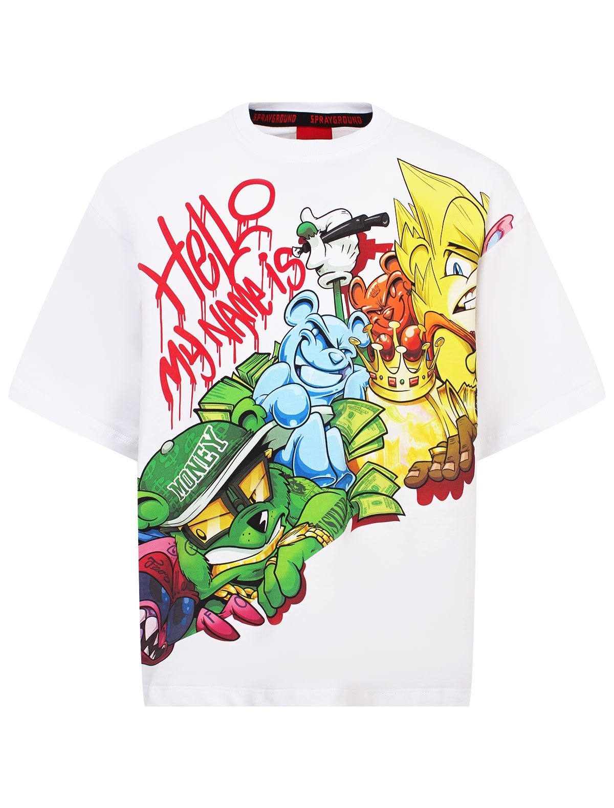 Футболка с принтом в стиле граффити