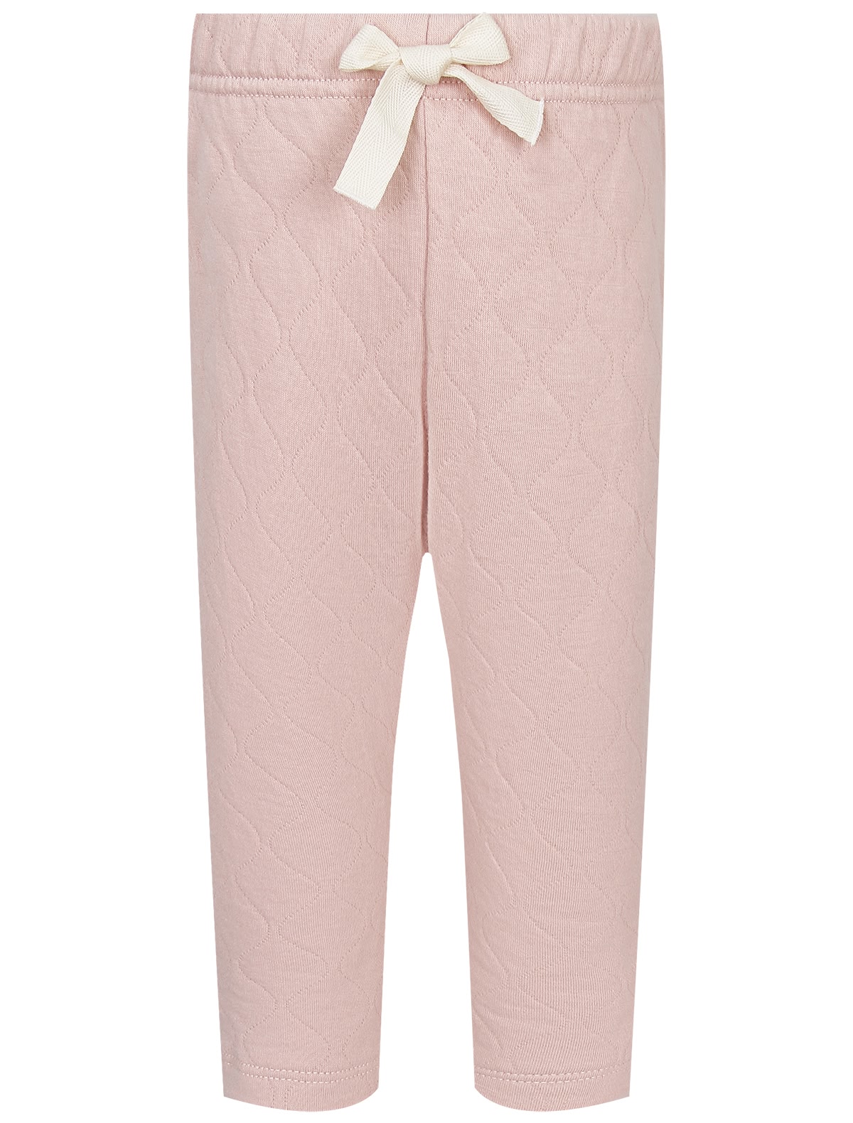 Пудровые брюки на кулиске