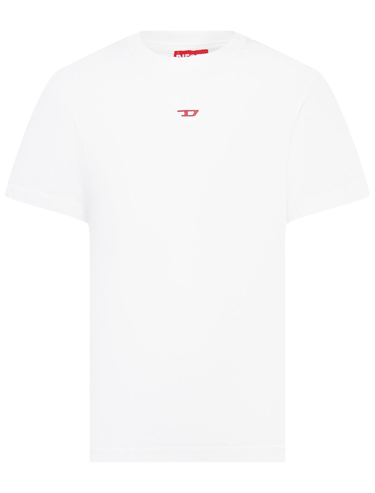 Белая хлопковая футболка